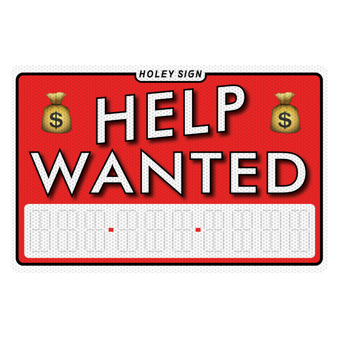 Help Wanted - Number - Money Bag