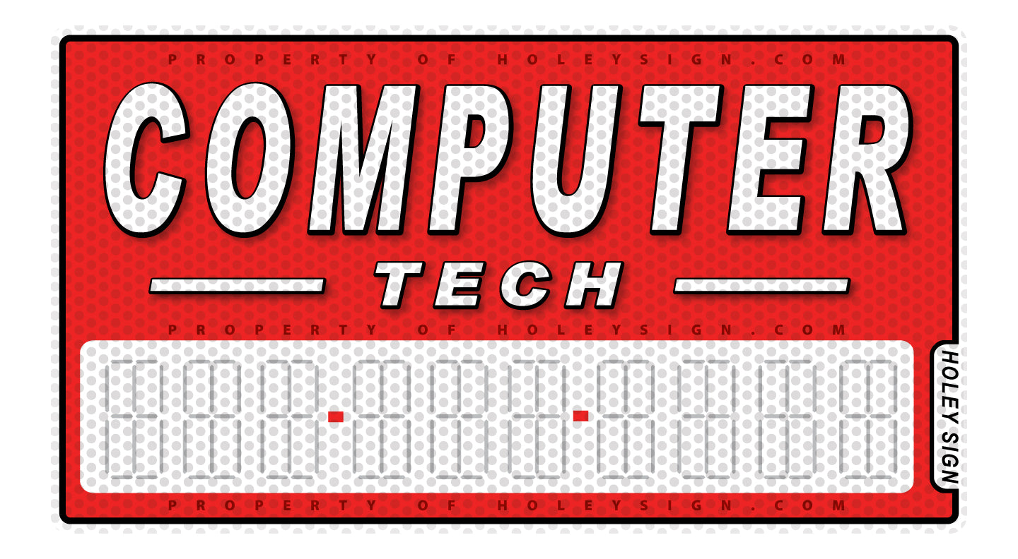 Computer Tech Decal