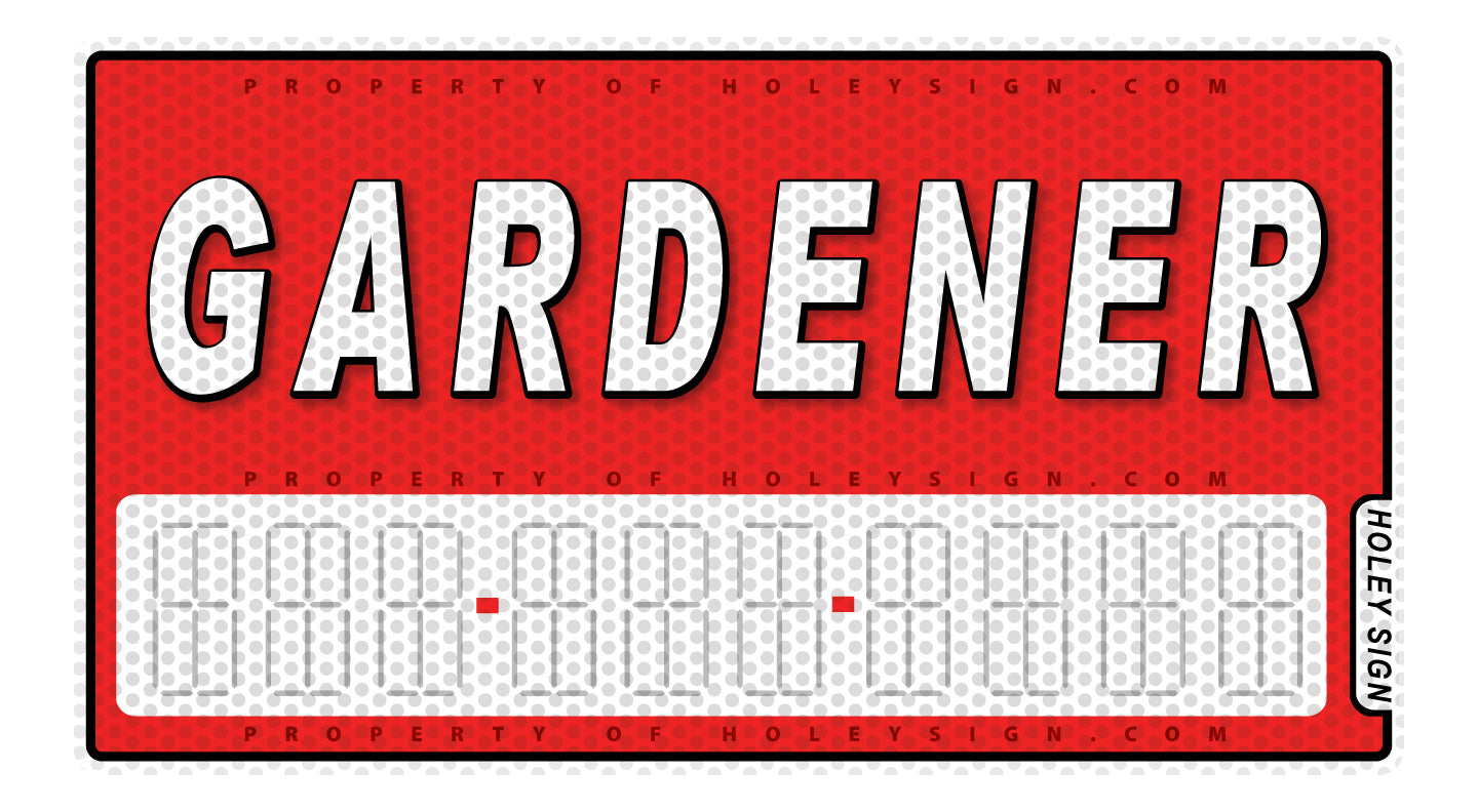 Gardener Decal