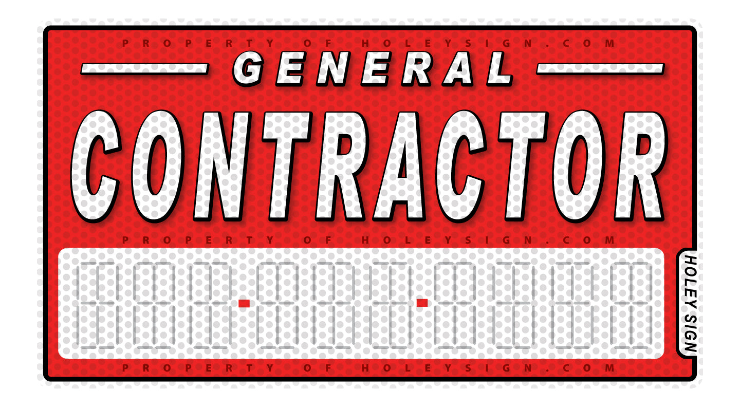 General Contractor Decal