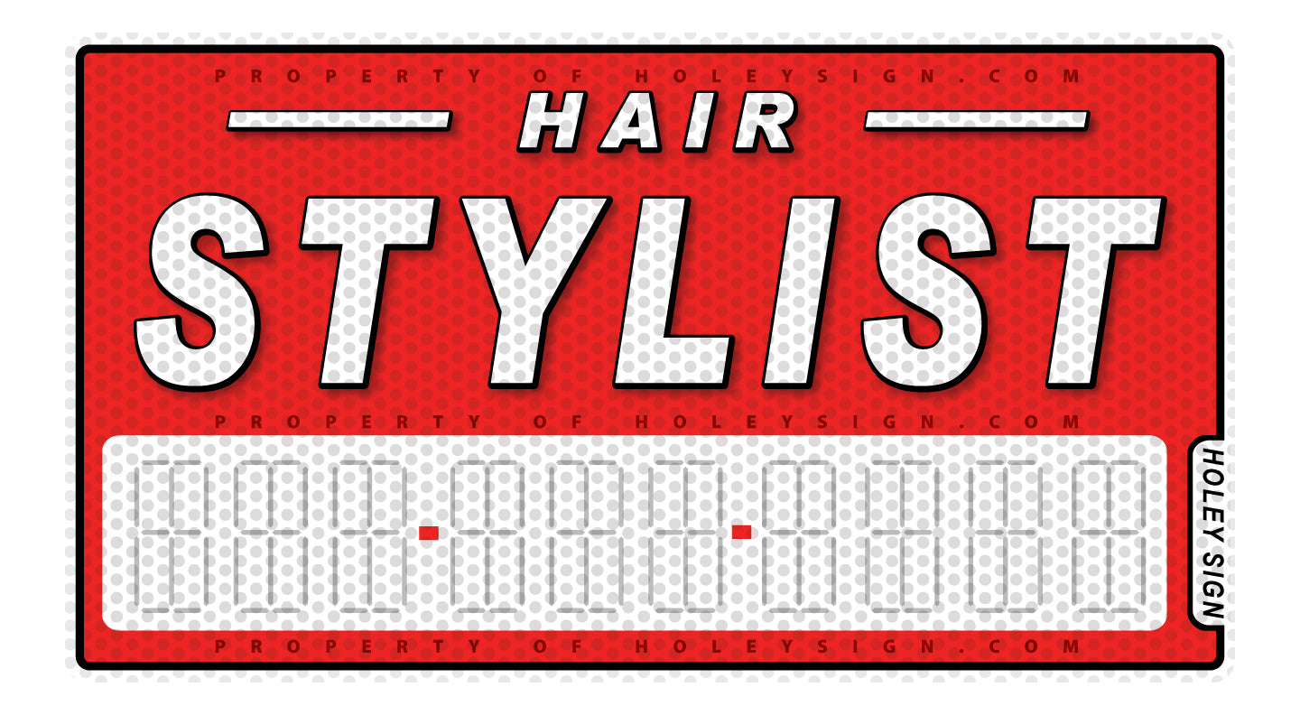 Hair Stylist Decal