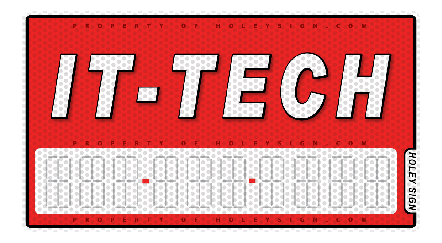 IT Tech Decal