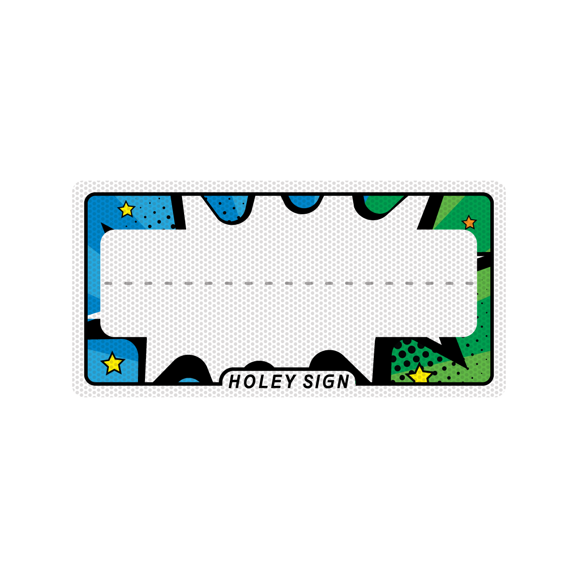 Happy Birthday Super Hero - Name Tag