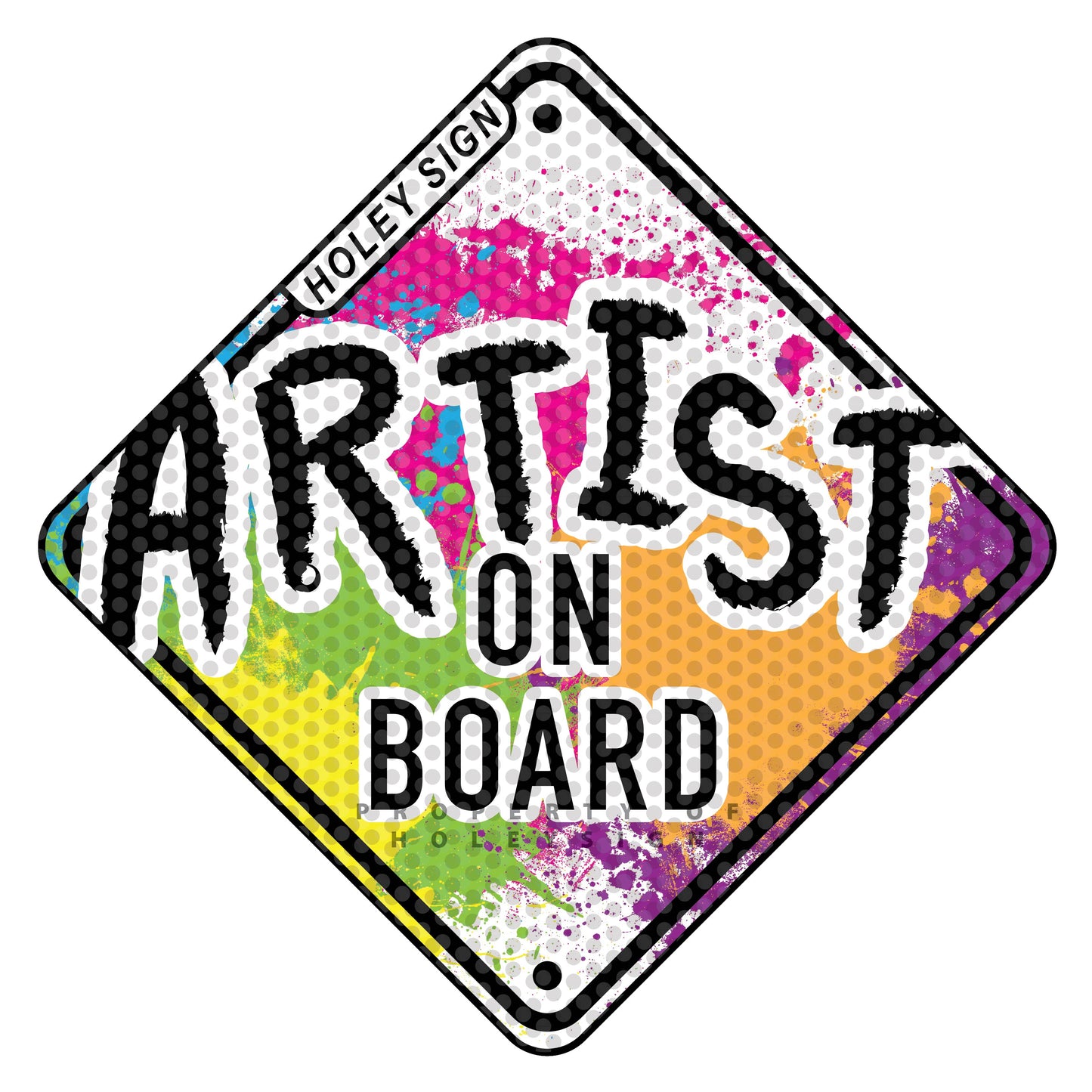 Artist On Board Decal
