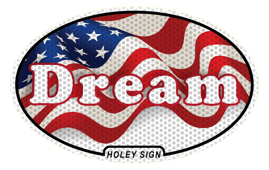 American Dream Flag Decal