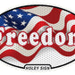 America Freedom Flag Decal