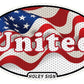 America United Flag Decal