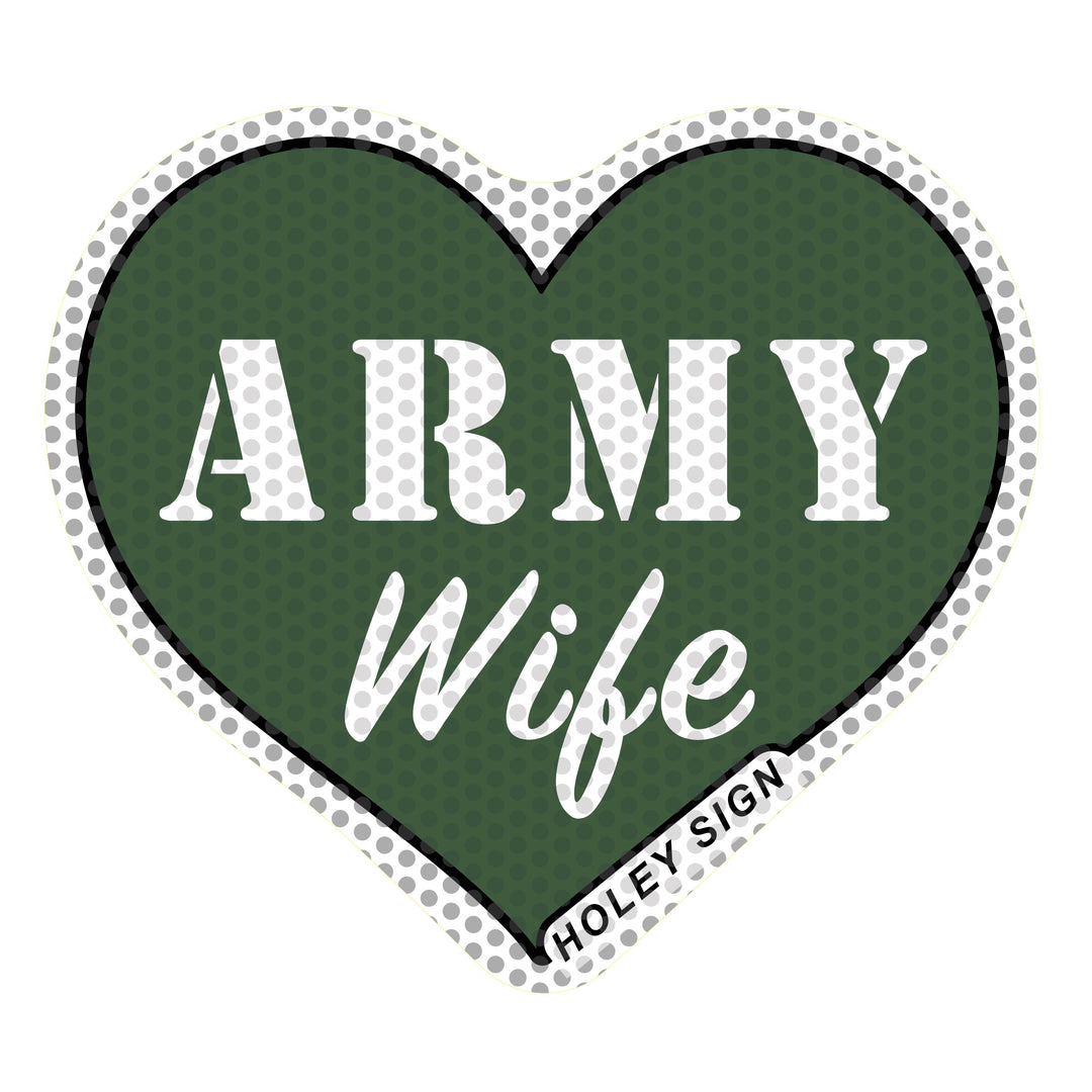 Army Wife Decal