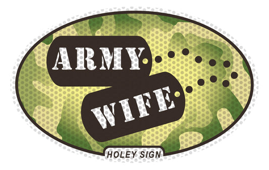Army Wife Decal