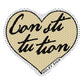 Constitution Heart Decal