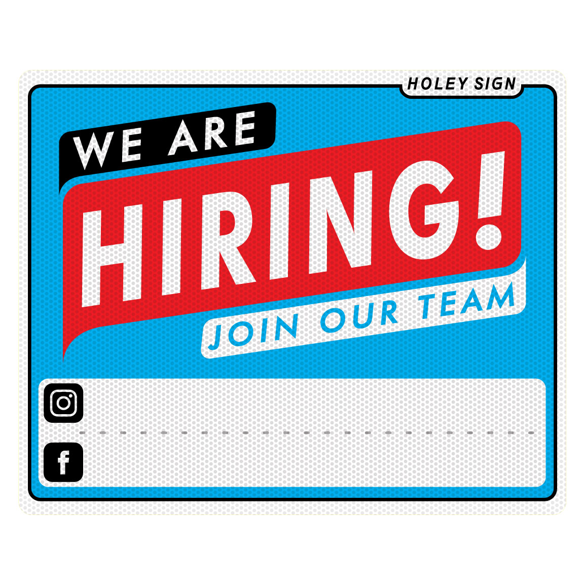 We Are Hiring - IG FB - Blue