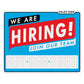 We Are Hiring - Number - Blue