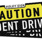 Caution Student Driver Decal 3 Pack