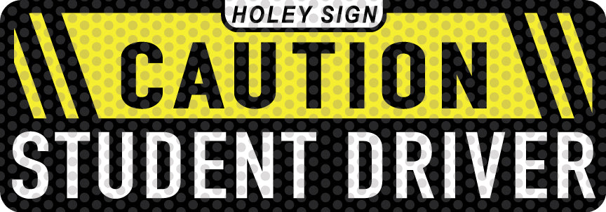 Caution Student Driver Decal