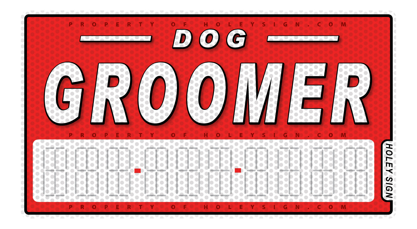Dog Groomer Decal