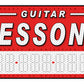Guitar Lessons Decal