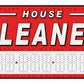 House Cleaner Decal