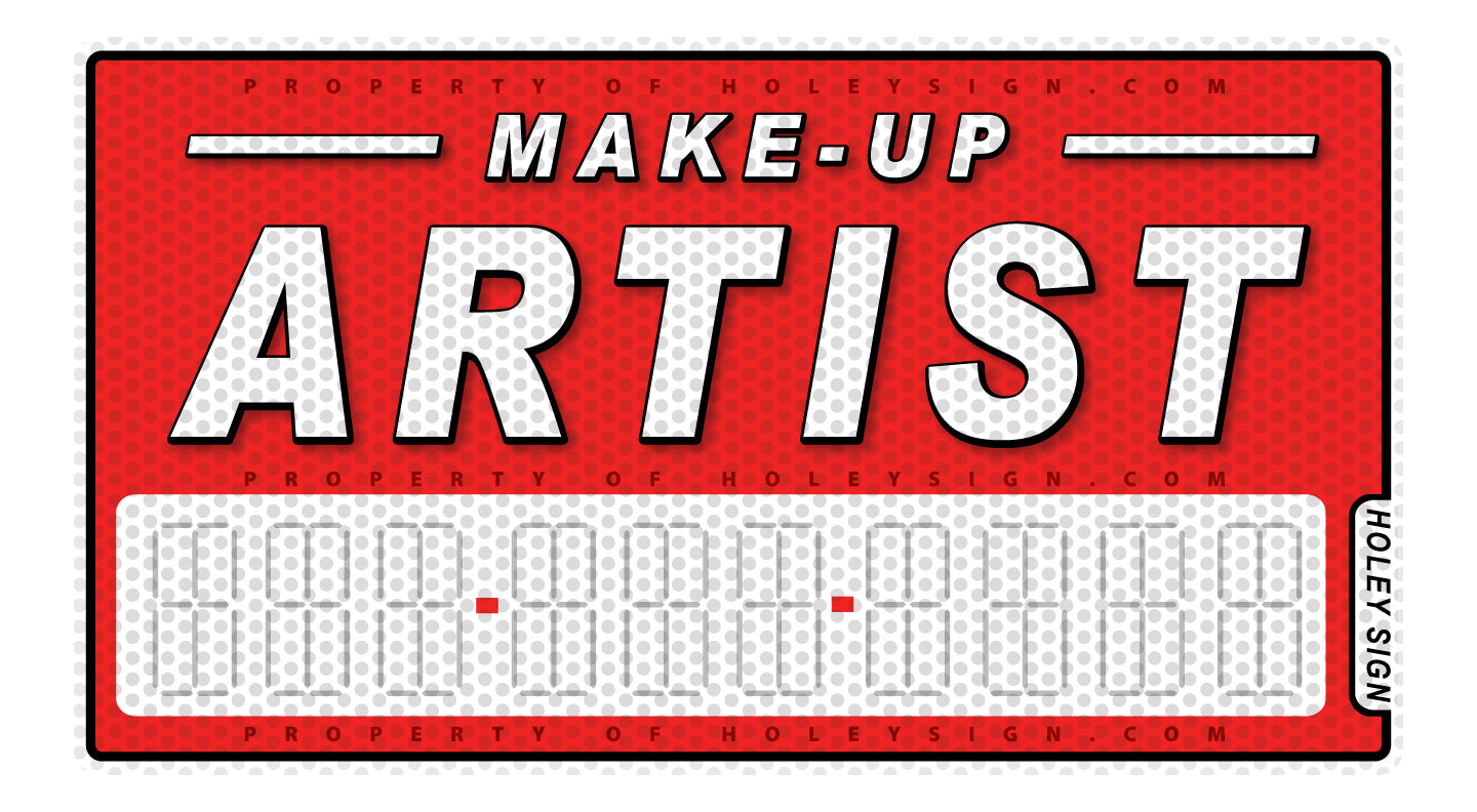 Make-Up Artist Decal