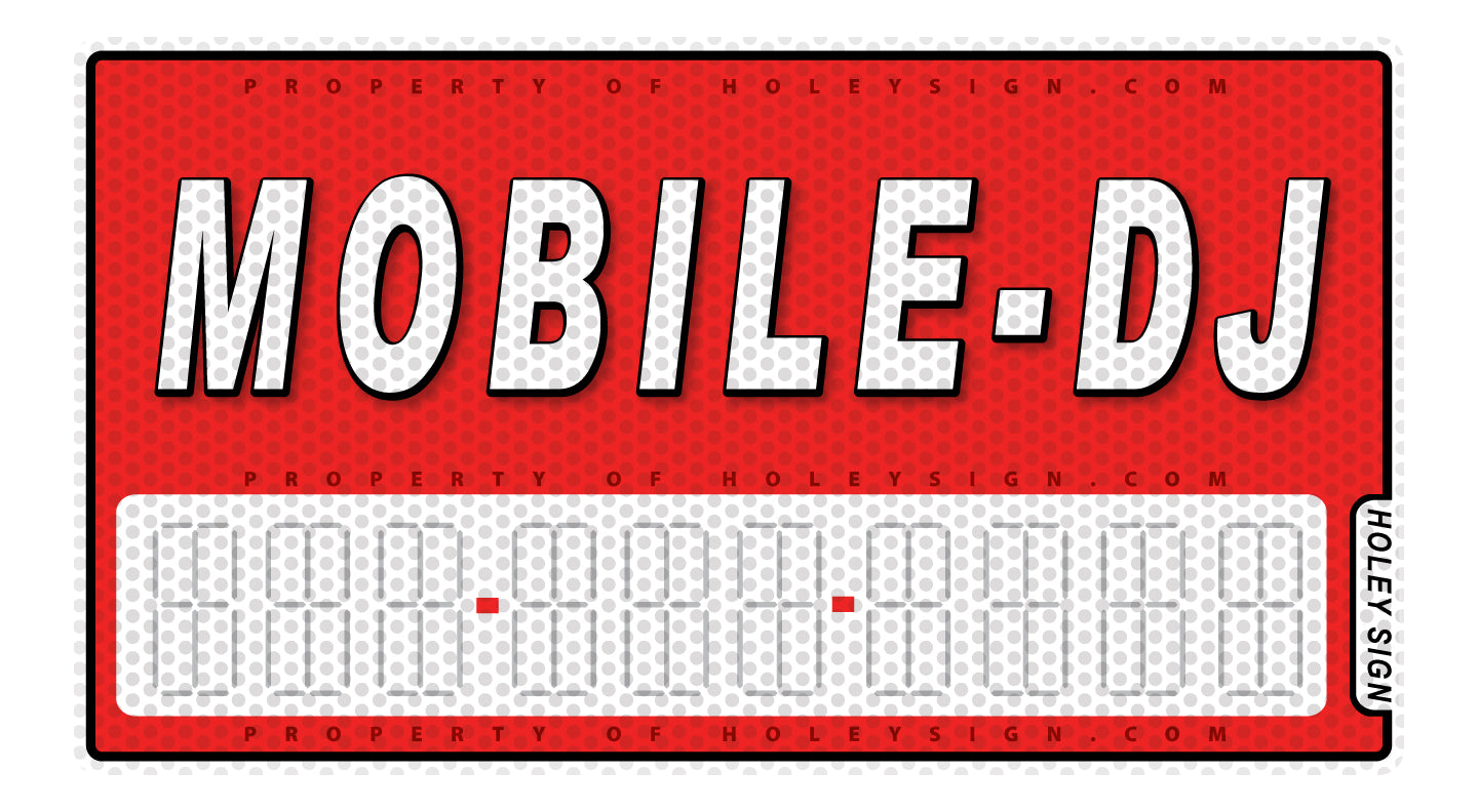 Sign Mobile-DJ Decal