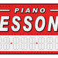 Piano Lessons Decal