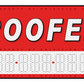 Roofer Decal