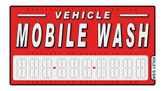 Vehicle Mobile Wash Decal