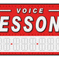 Voice Lessons Decal