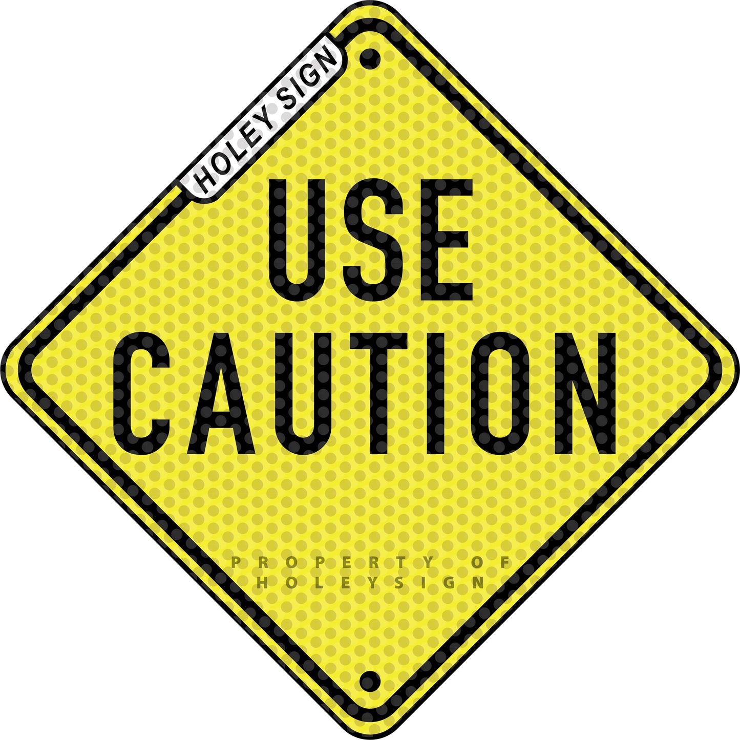 Use Caution Decal