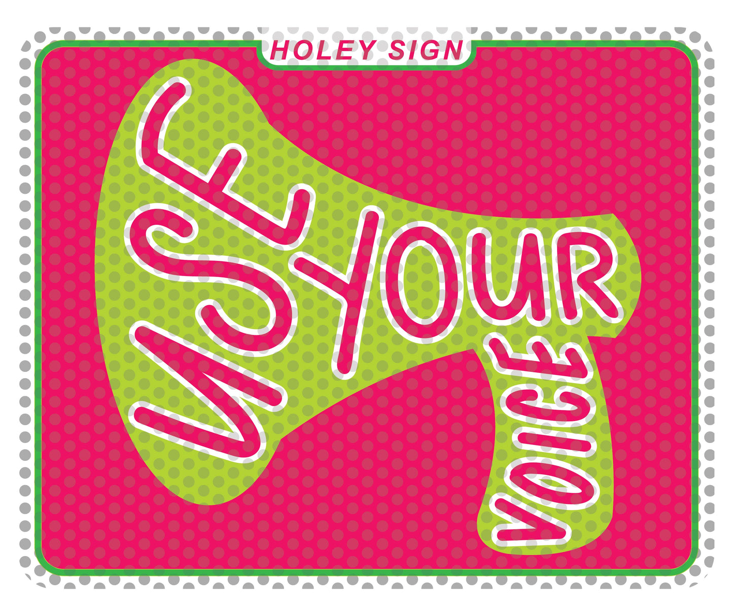 Use Your Voice Decal