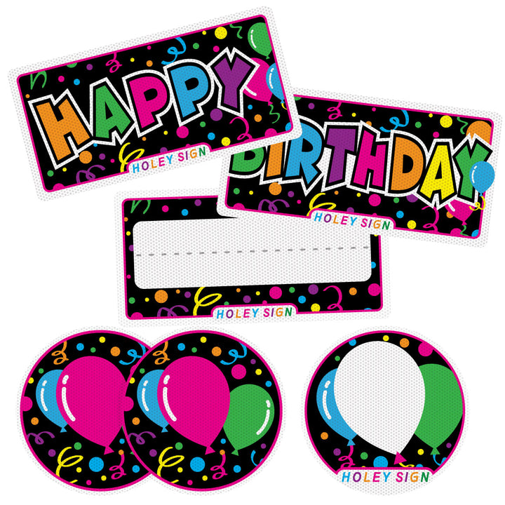 Happy Birthday Confetti - 6pc Package