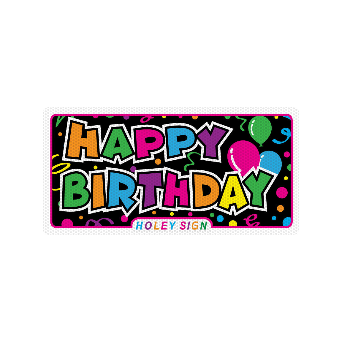 Happy Birthday Confetti - 4pc Package