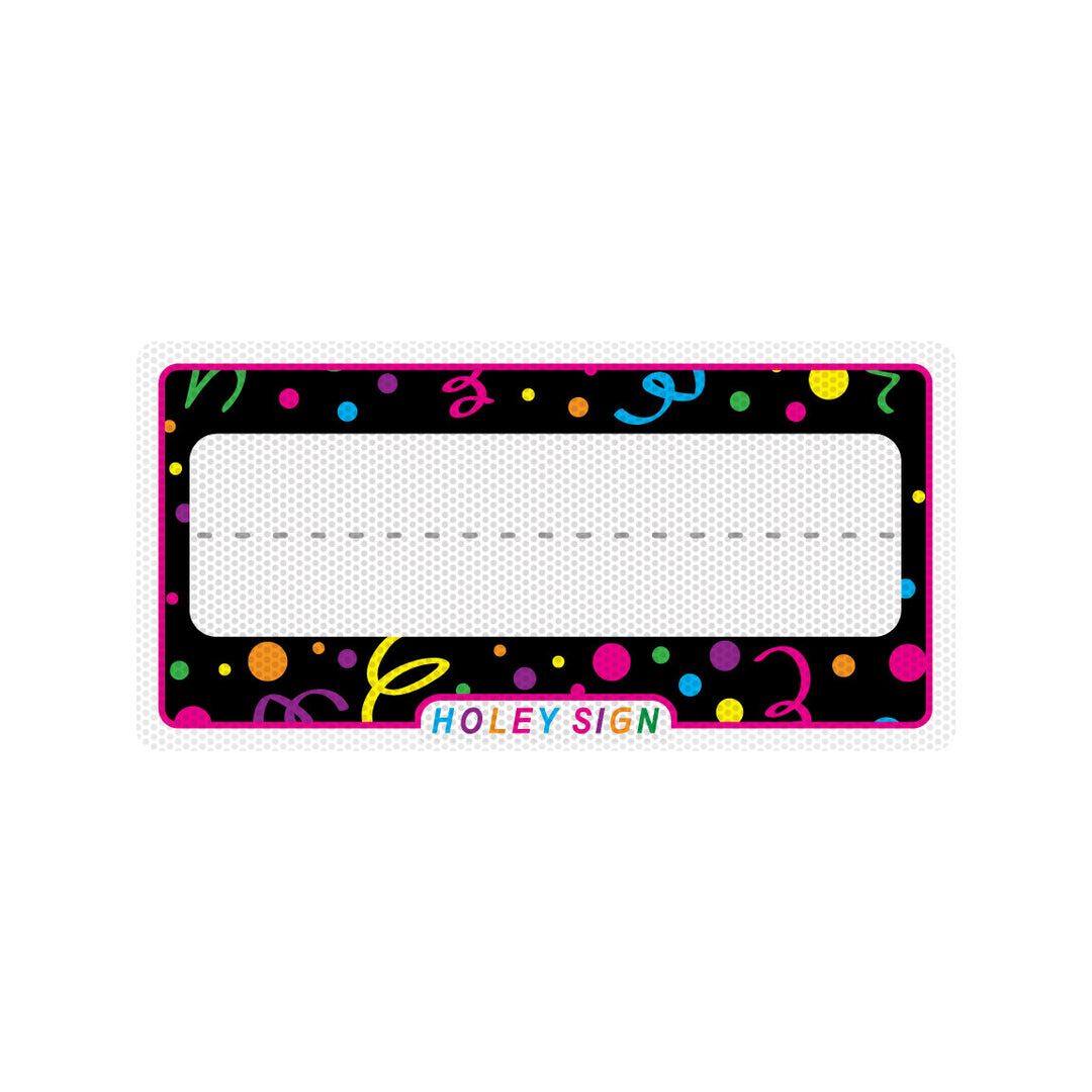 Happy Birthday Confetti - Name Tag