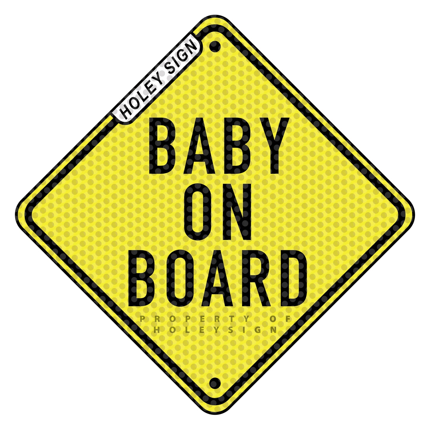 Baby on Board Yellow Decal