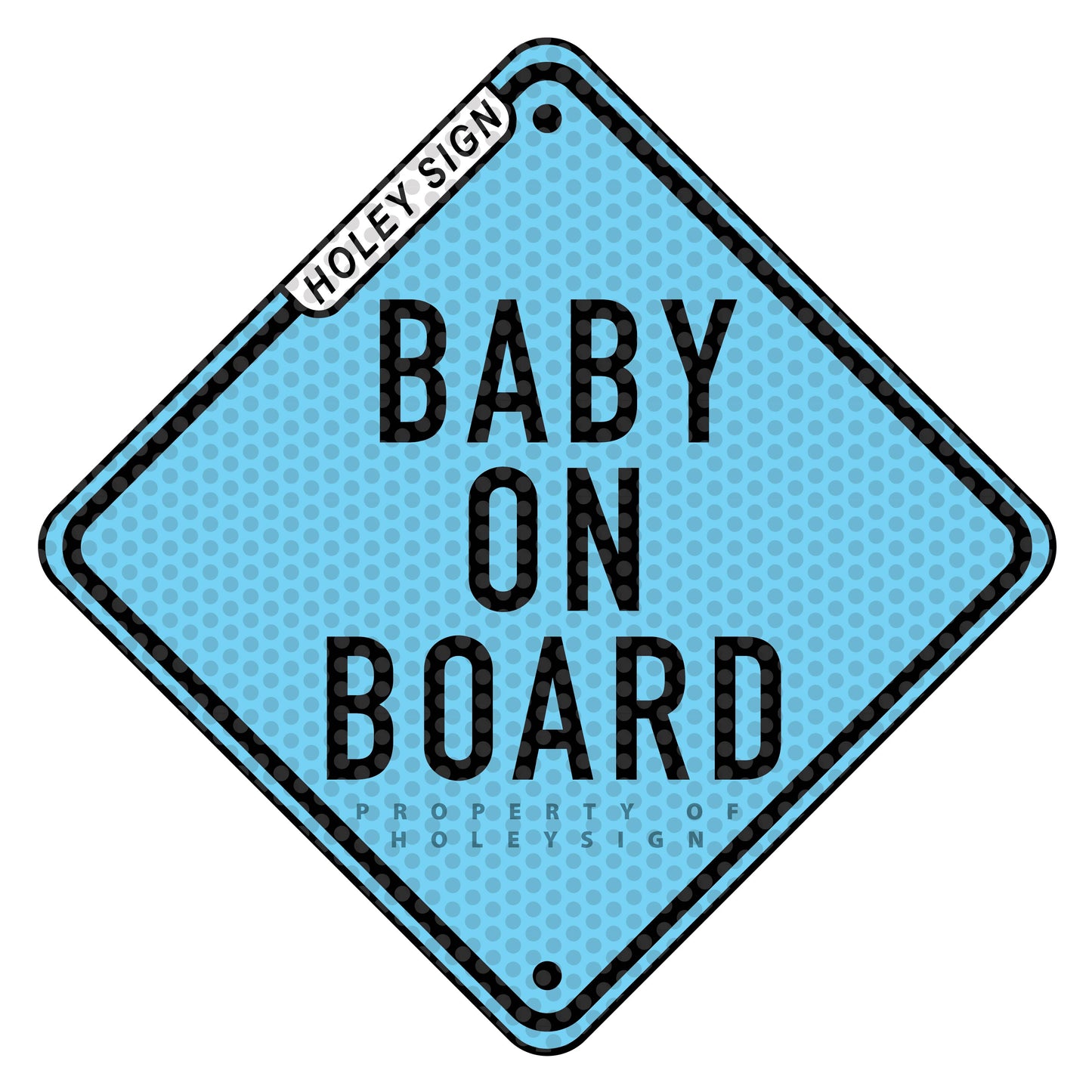 Baby on Board Blue Decal