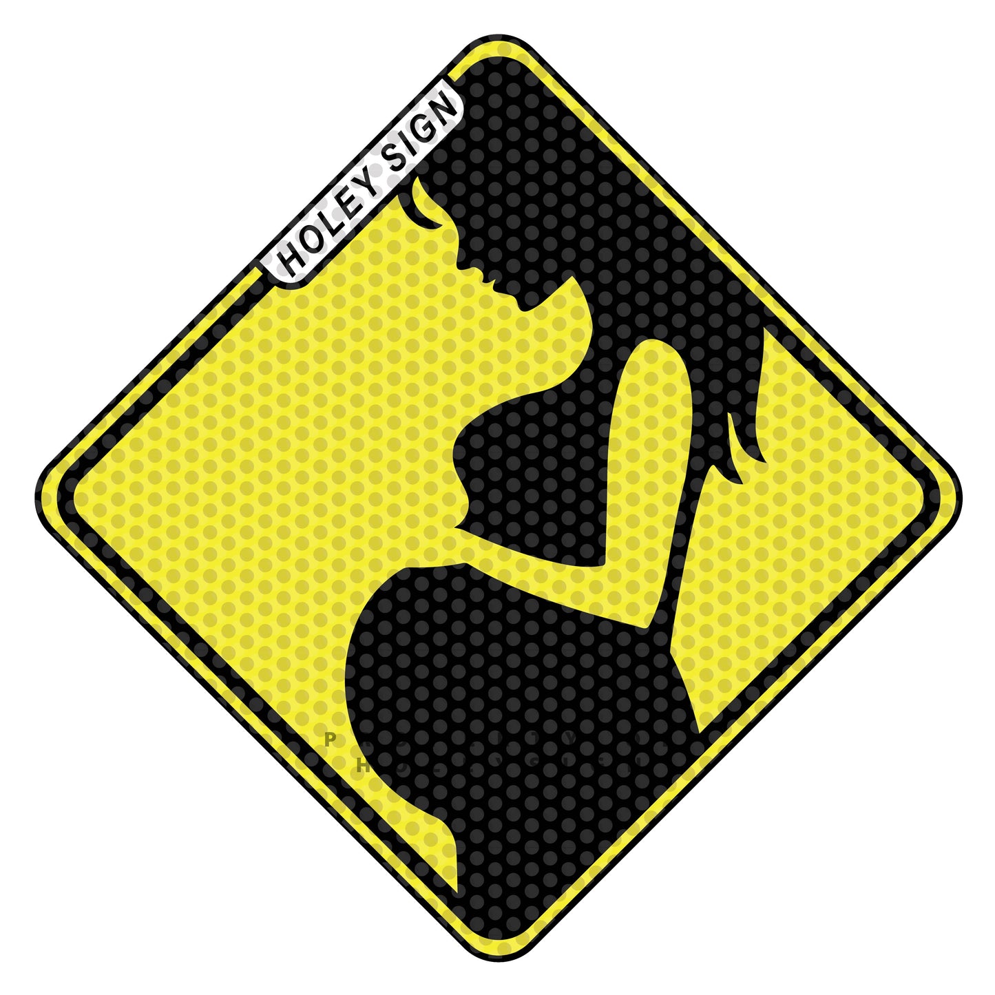 Pregnant Woman Silhouette on Board Decal